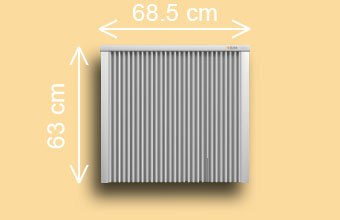 SD200  2.0 kw  RAL9010 63/69/13 cm + ingebouwde ontvangerr 707 RF-WIFI