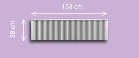 SN200  2.0 kw  RAL9010 38/133/8 cm  + ingebouwde ontvanger 707 RF-WIFI