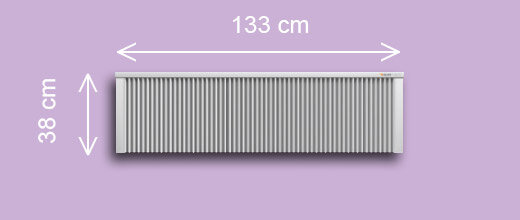 SN160  1.6 kw  RAL9010 38/133/8 cm + ingebouwde ontvanger 707 RF-WIFI