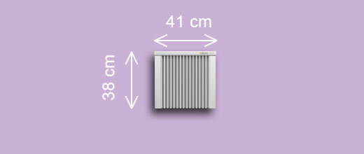 SN50   0.5 kw  RAL9010 38/41/8 cm  + ingebouwde ontvanger 707 RF-WIFI